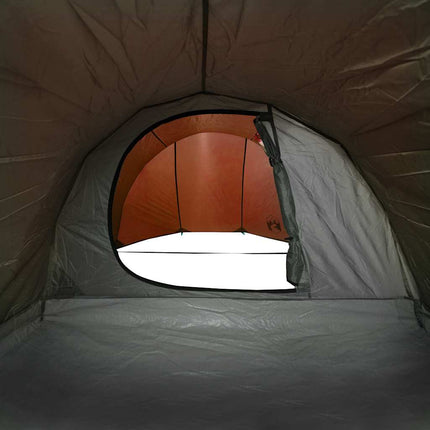 Tunneltent 4-Persoons Waterdicht Oranje Grijs