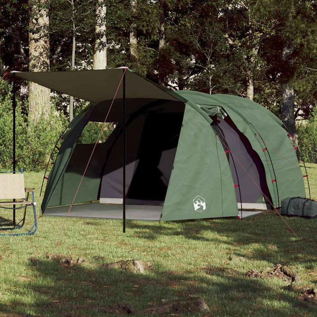 Tunneltent 4-Persoons Waterdicht Groen