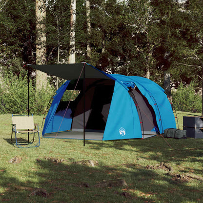 Tunneltent 4-Persoons Waterdicht Blauw