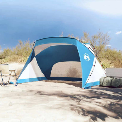 Strandtent 274x178x170/148 cm 185T polyester azuurblauw