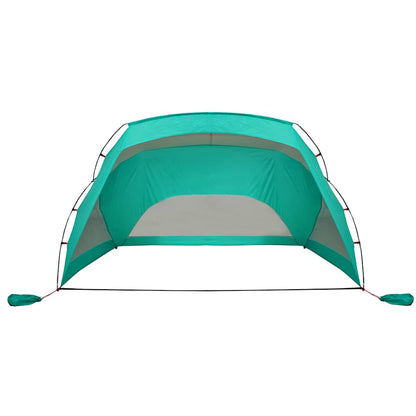 Strandtent 274x178x170/148 cm 185T polyester zeegroen