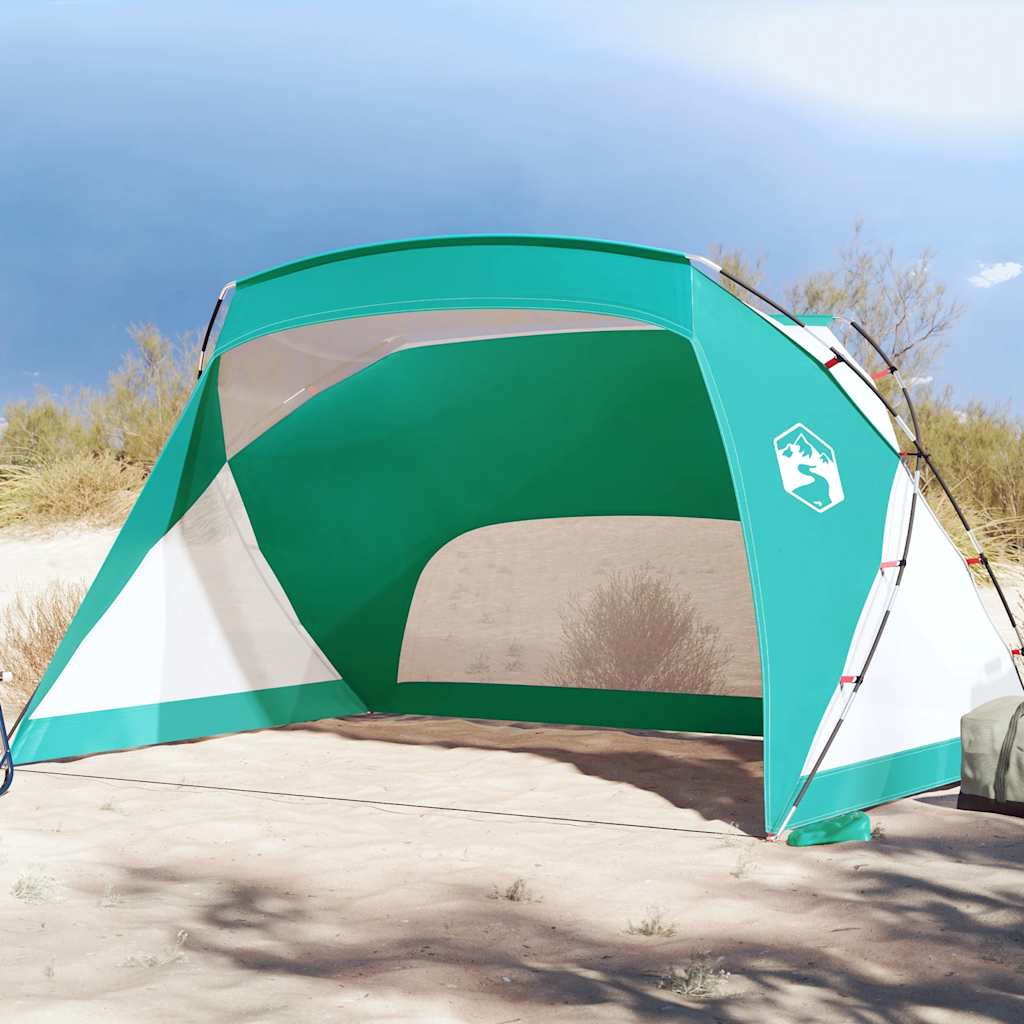 Strandtent 274x178x170/148 cm 185T polyester zeegroen