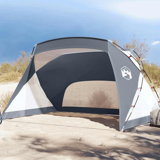 Strandtent 274X178X170/148 Cm 185T Polyester Grijs