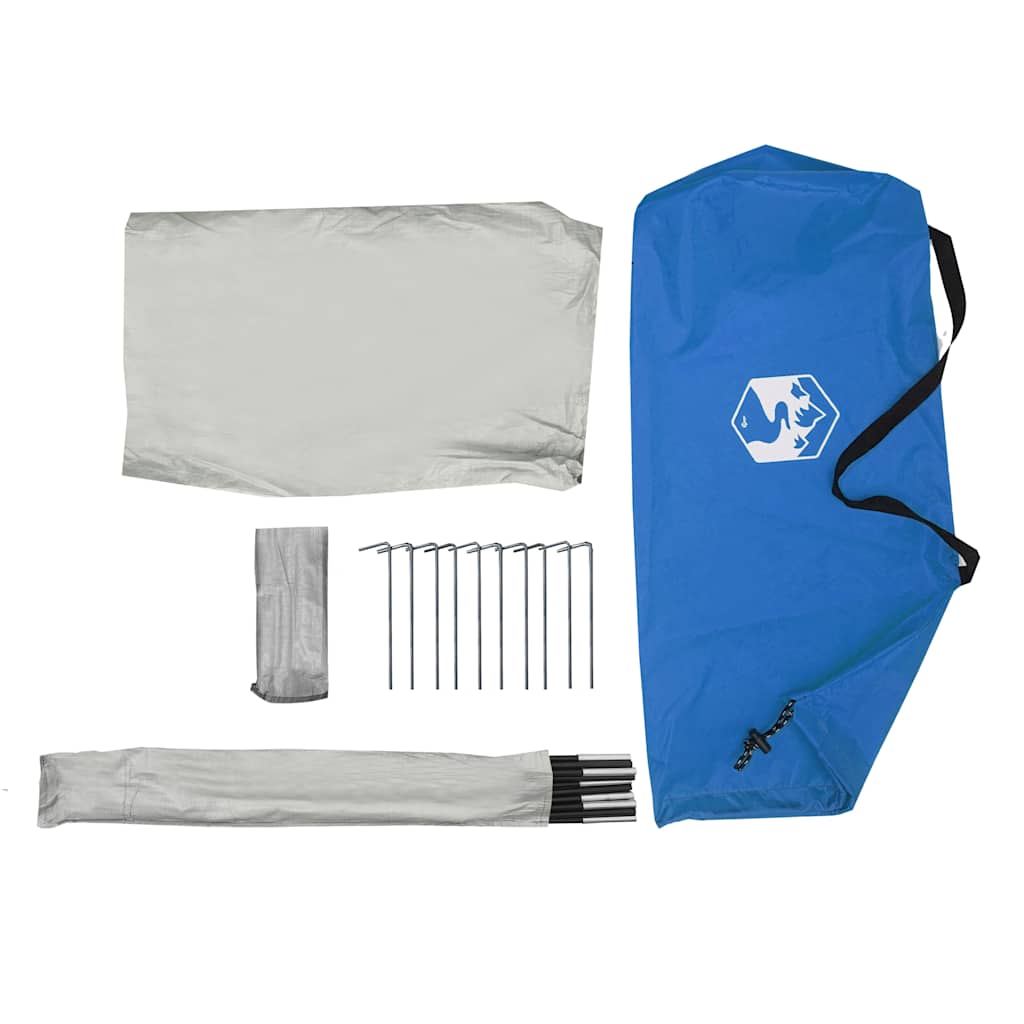 Strandtent 268X223X125 Cm 185T Polyester Azuur Blauw