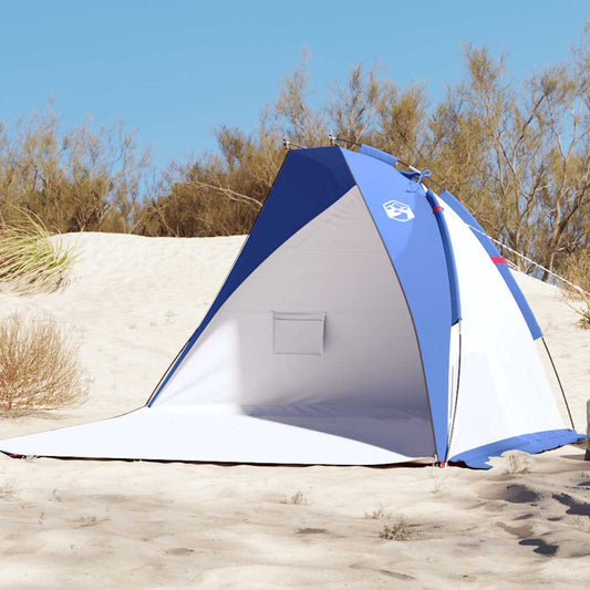 Strandtent 268x223x125 cm 185T polyester azuurblauw