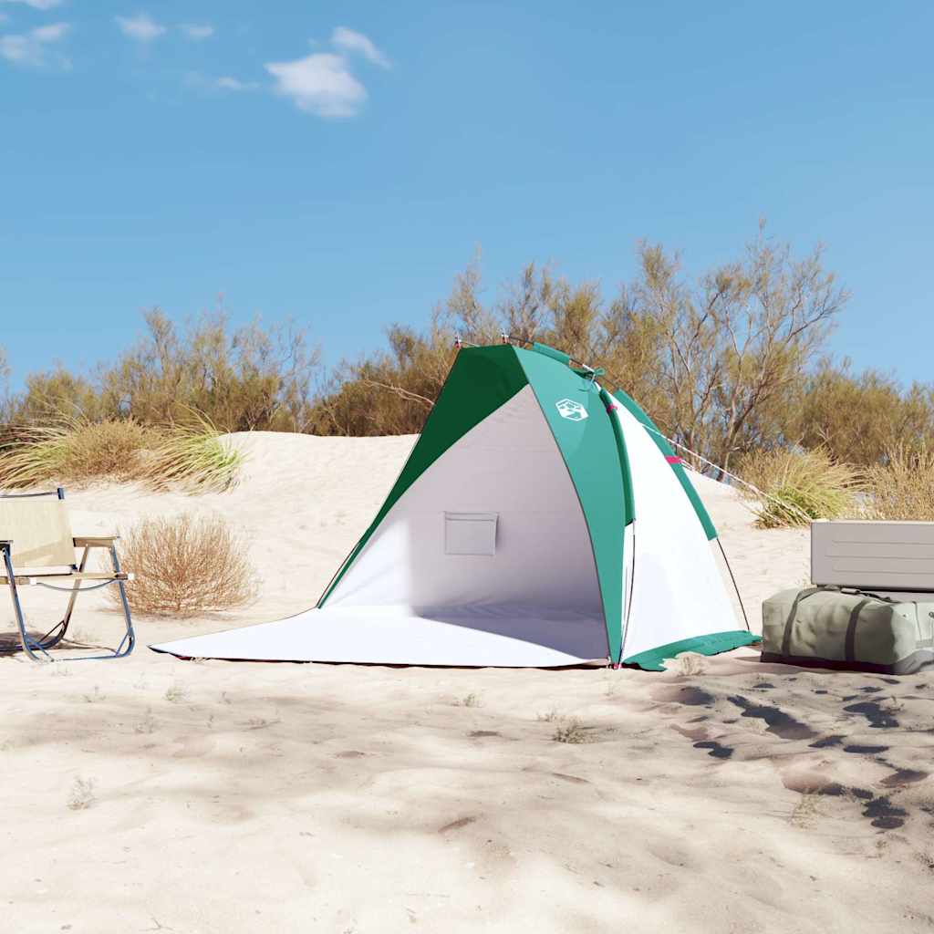 Strandtent 268x223x125 cm 185T polyester zeegroen