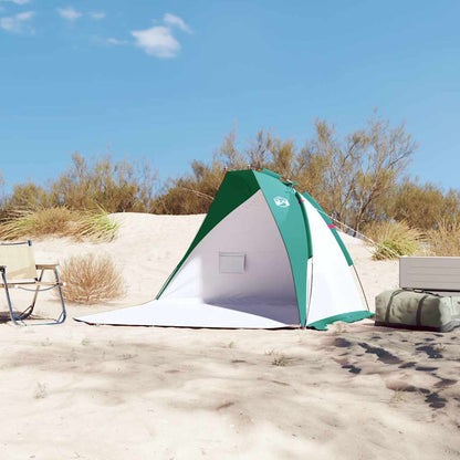 Strandtent 268x223x125 cm 185T polyester zeegroen