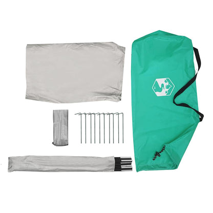 Strandtent 268X223X125 Cm 185T Polyester Zee Groen