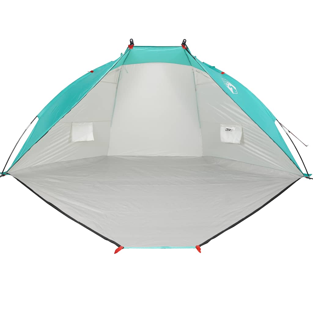 Strandtent 268x223x125 cm 185T polyester zeegroen