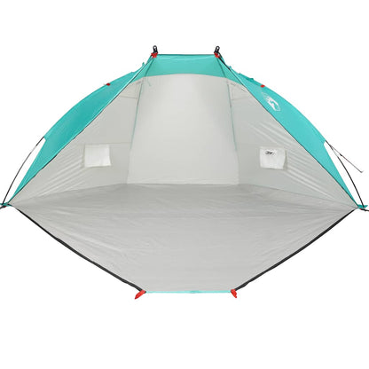 Strandtent 268x223x125 cm 185T polyester zeegroen