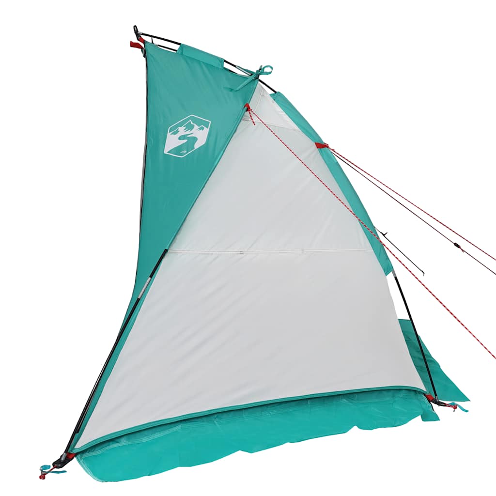Strandtent 268x223x125 cm 185T polyester zeegroen