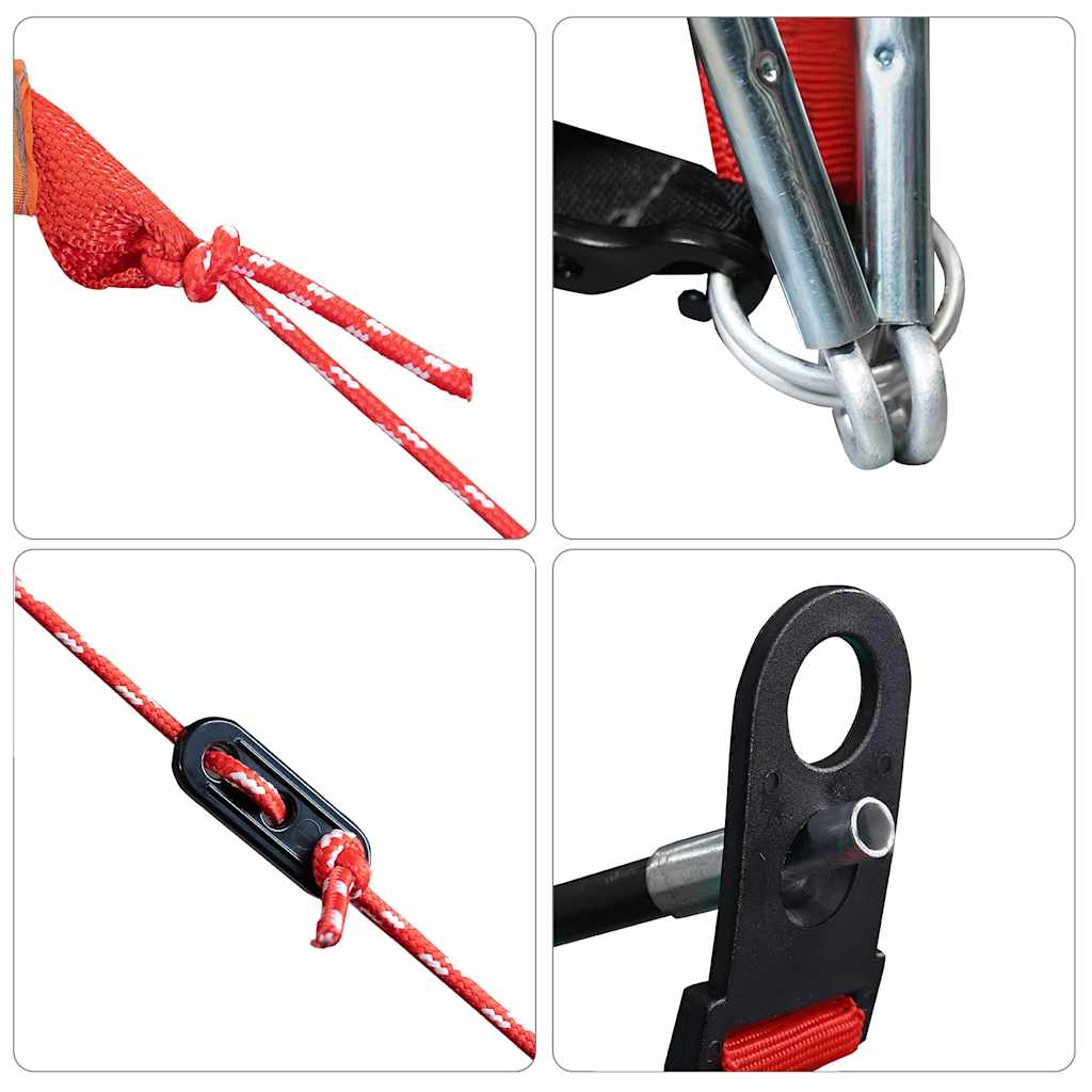 Strandtent 268x223x125 cm 185T polyester zeegroen