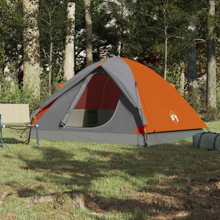 Koepeltent Waterdicht Grijs En Oranje