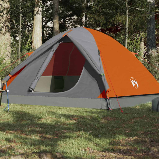 Koepeltent Waterdicht Grijs En Oranje