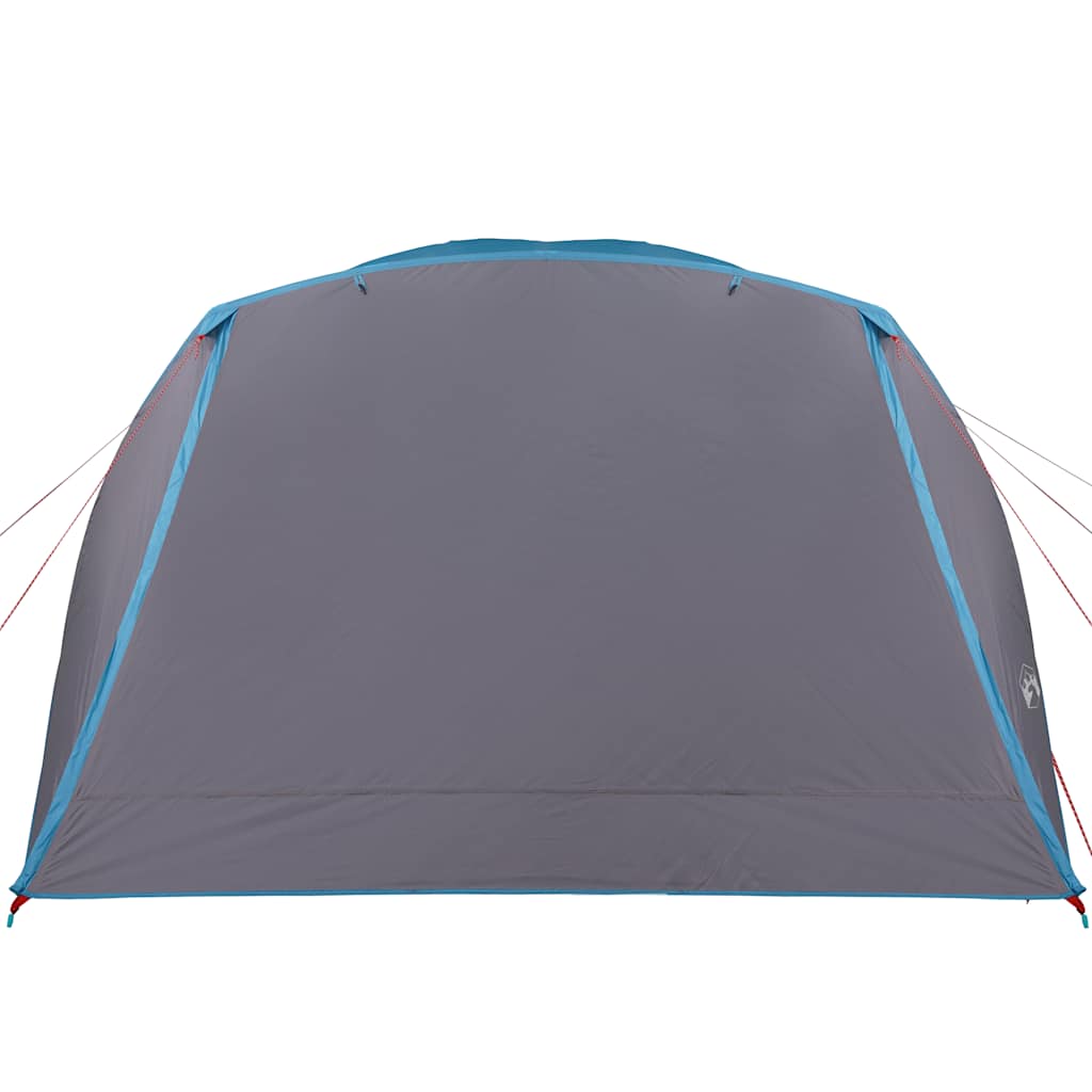 Tent met luifel 4-persoons waterdicht blauw