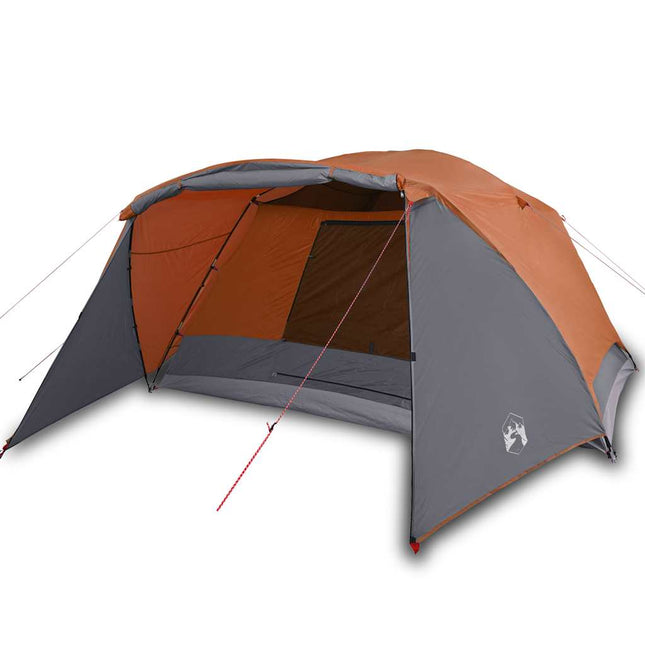 Tent Met Luifel Waterdicht Grijs En Oranje