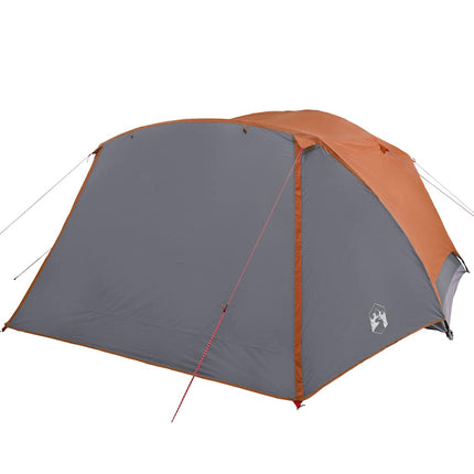 Tent Met Luifel Waterdicht Grijs En Oranje