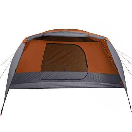 Tent Met Luifel Waterdicht Grijs En Oranje