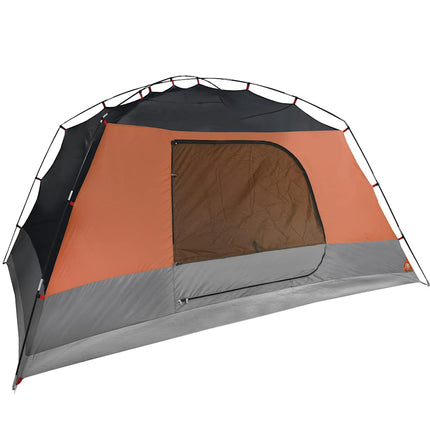 Tent Met Luifel Waterdicht Grijs En Oranje