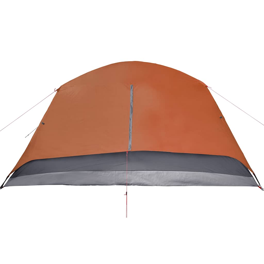 Tent met luifel 4-persoons waterdicht oranje