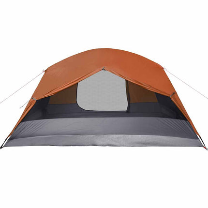 Tent Met Luifel Waterdicht Grijs En Oranje