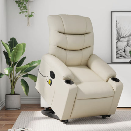 Sta-Op-Massagestoel Elektrisch Kunstleer