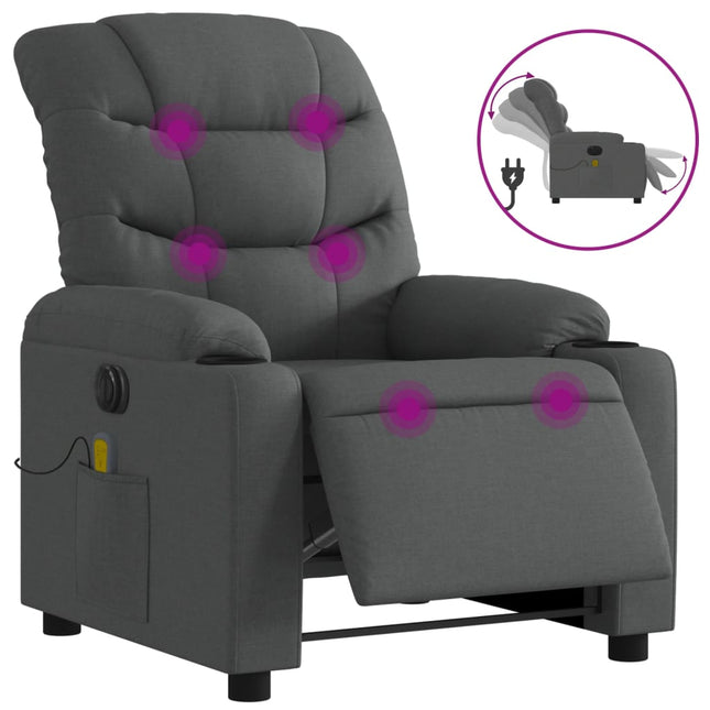 Massagestoel Elektrisch Verstelbaar Stof