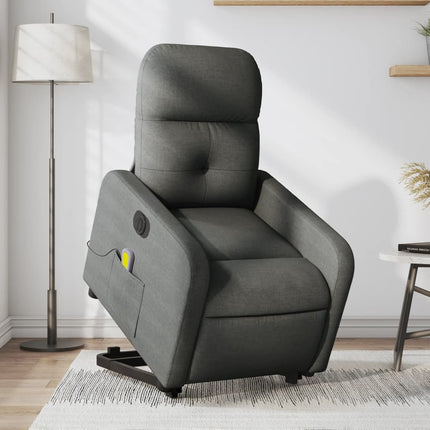 Sta-Op-Massagestoel Elektrisch Verstelbaar Stof