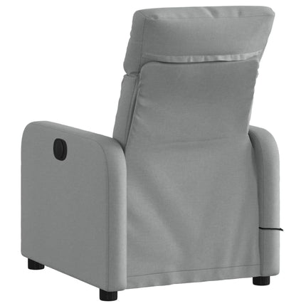 Massagestoel Lichtgrijze Stof