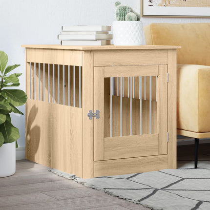 Hondenbench 64,5X80X71 Cm Bewerkt Hout