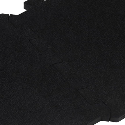 Rubbertegels 9 St 16 Mm 30X30 Cm Zwart