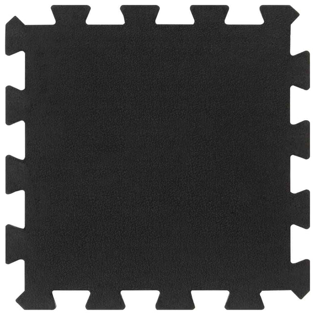 Rubbertegels 16 St 16 Mm 30X30 Cm Zwart