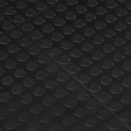 Rubbertegel 12 Mm 90X120 Cm Zwart