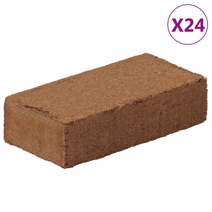 Kokosvezelblokken 650 G Elk 15,6 Kg Totaal