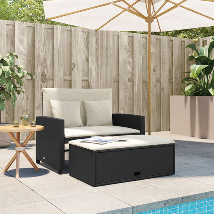 Tuinbank 2-Zits Met Kussens Poly