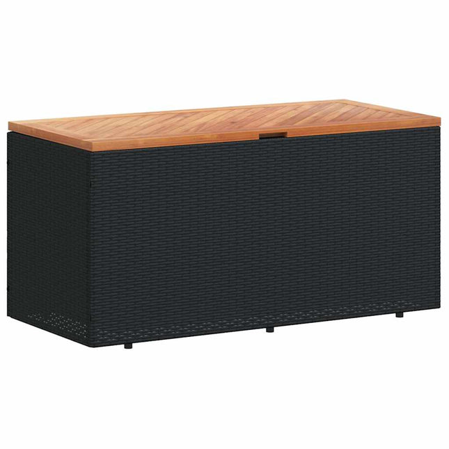Tuinbox Poly Rattan En Acaciahout