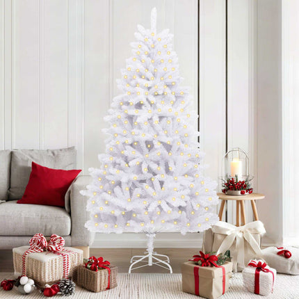 Kunstkerstboom 120 Cm 150 Led's Warmwit Pvc En Staal