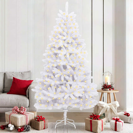 Kunstkerstboom 120 Cm 150 Led's Warmwit Pvc En Staal