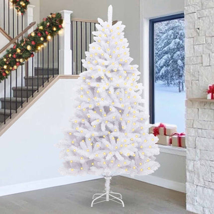 Kunstkerstboom 120 Cm 150 Led's Warmwit Pvc En Staal