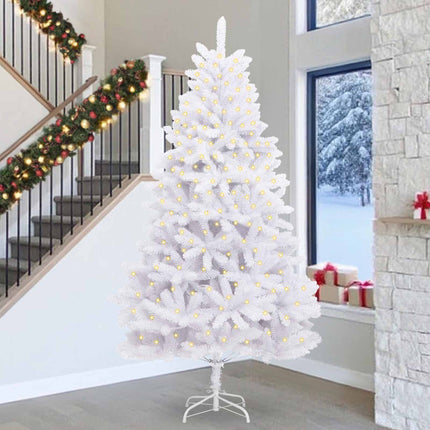 Kunstkerstboom 120 Cm 150 Led's Warmwit Pvc En Staal