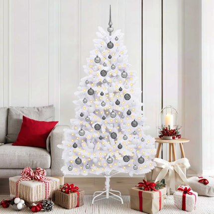 Kunstkerstboom 120 Cm 150 Led's Warmwit Pvc En Staal