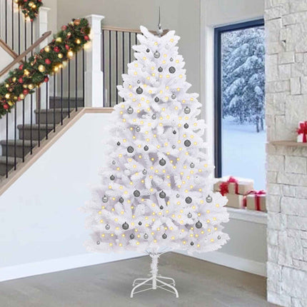 Kunstkerstboom 120 Cm 150 Led's Warmwit Pvc En Staal