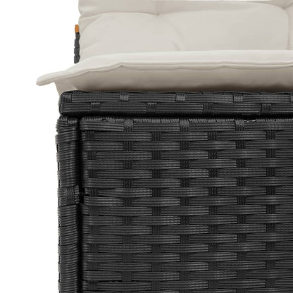 Tuinbanken 2 St Zonder Armleuning Met Kussens Poly Rattan