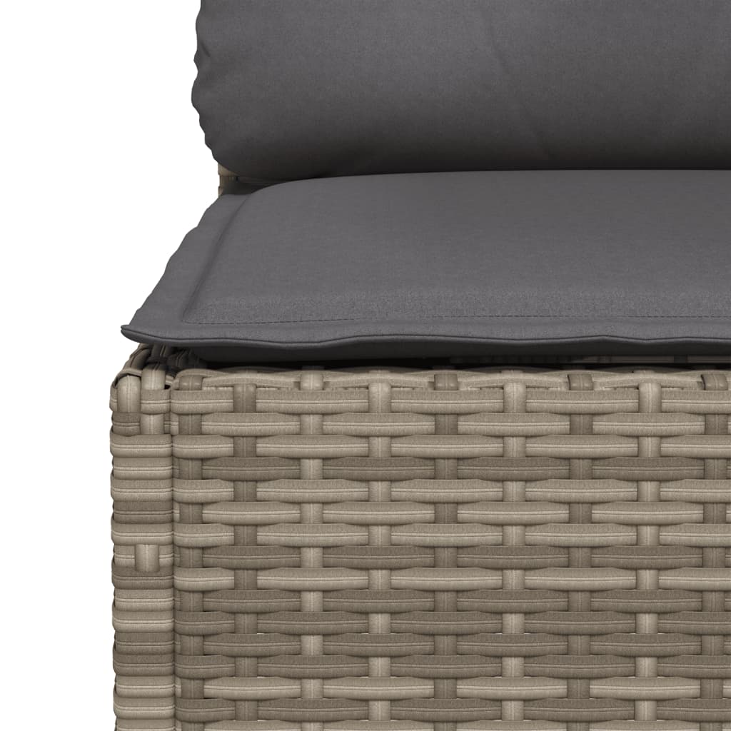 Tuinhoekbank Met Kussens Poly Rattan