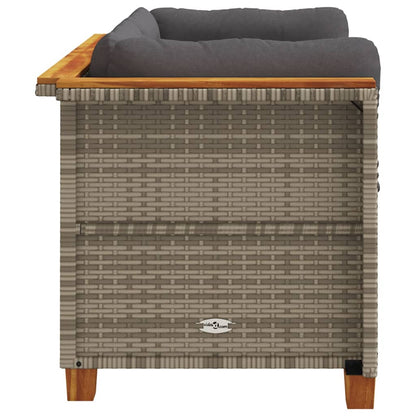 Tuinhoekbanken 2 St Met Kussens Poly Rattan
