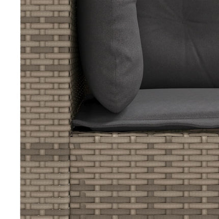 Tuinhoekbanken 2 St Met Kussens Poly Rattan