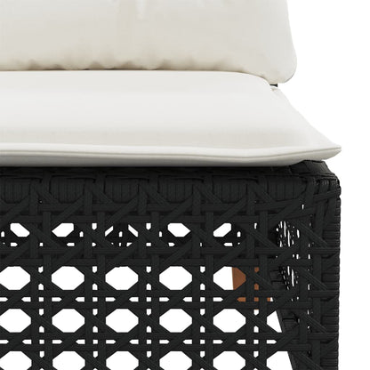 Tuinhoekbank Met Kussens Poly Rattan