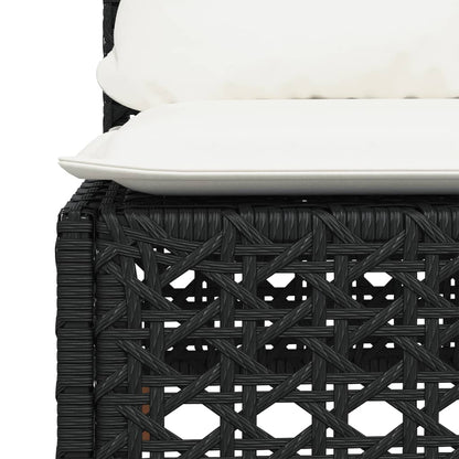 Tuinbank Zonder Armleuning Met Kussens Poly Rattan