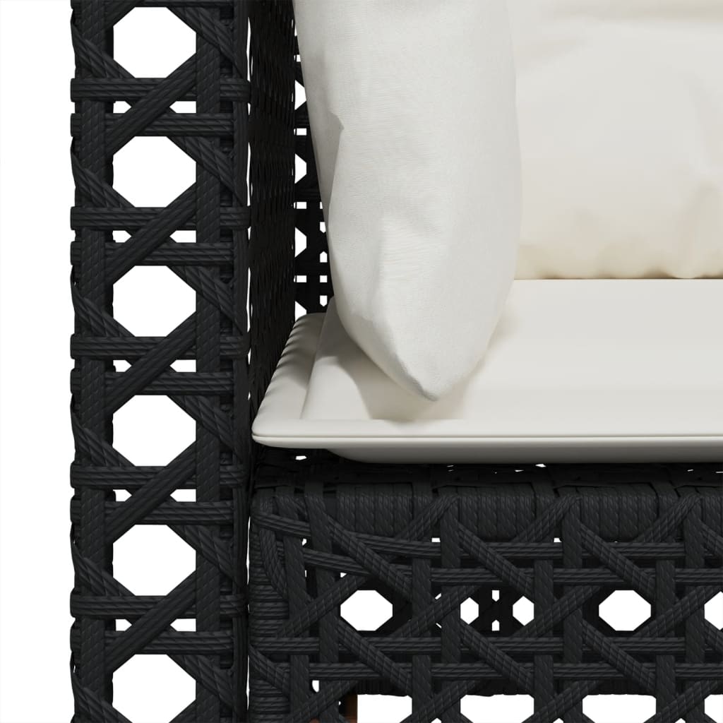 Tuinhoekbanken Met Kussens 2 St Poly Rattan