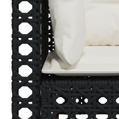 Tuinhoekbanken Met Kussens 2 St Poly Rattan
